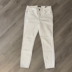 White Skinny Jeans Size 8/29 Mid Rise Stretch